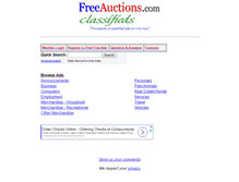 Tablet Screenshot of classifieds.freeauctions.com